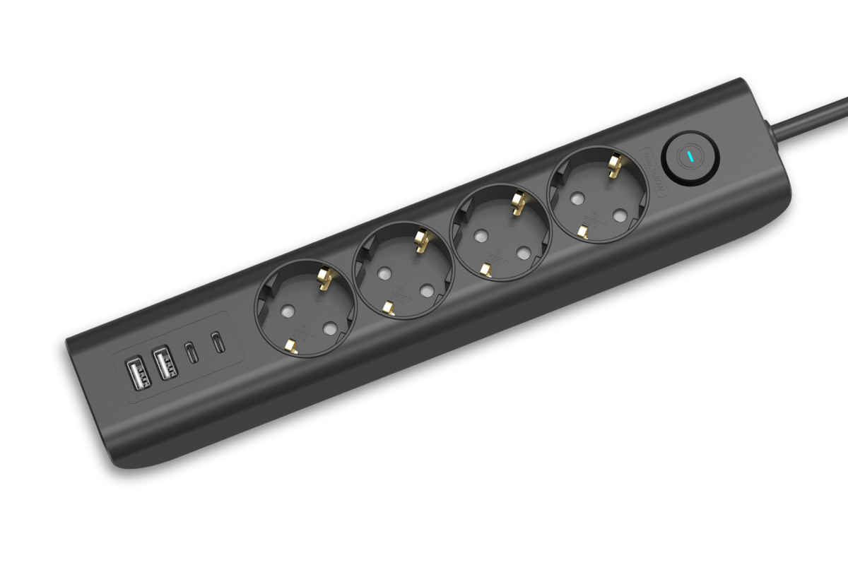 Četvorostruka priključnica sa USB konektorima​